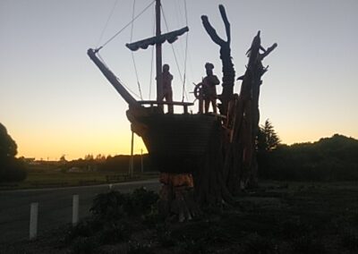 East Beach Tourist Park - Wood Carvings